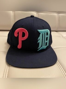 Pink Dolphin Navy PD SnapBack Hat